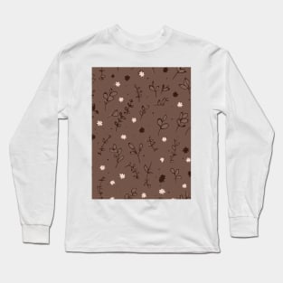 Floral Pattern Minimalistic: Petal Minimalism Palette Long Sleeve T-Shirt